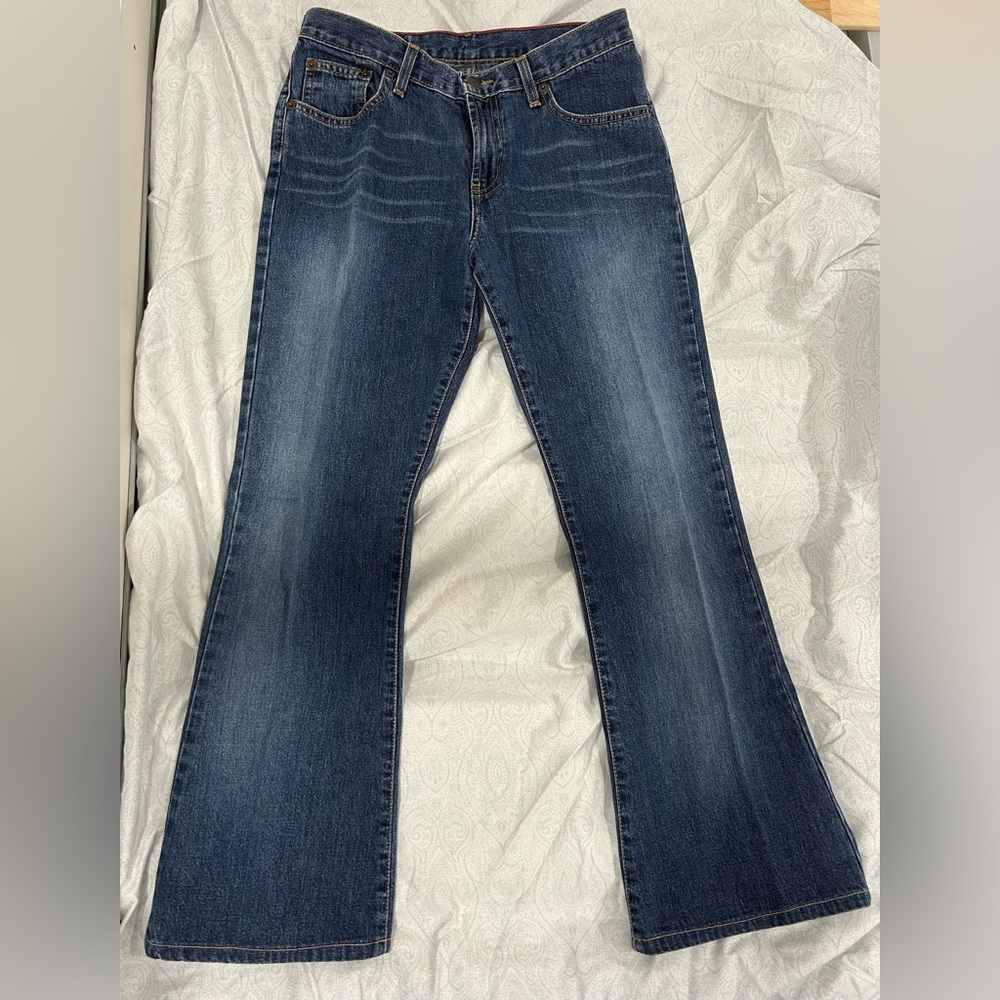 Abercrombie & Fitch Dark Blue Flare Jeans